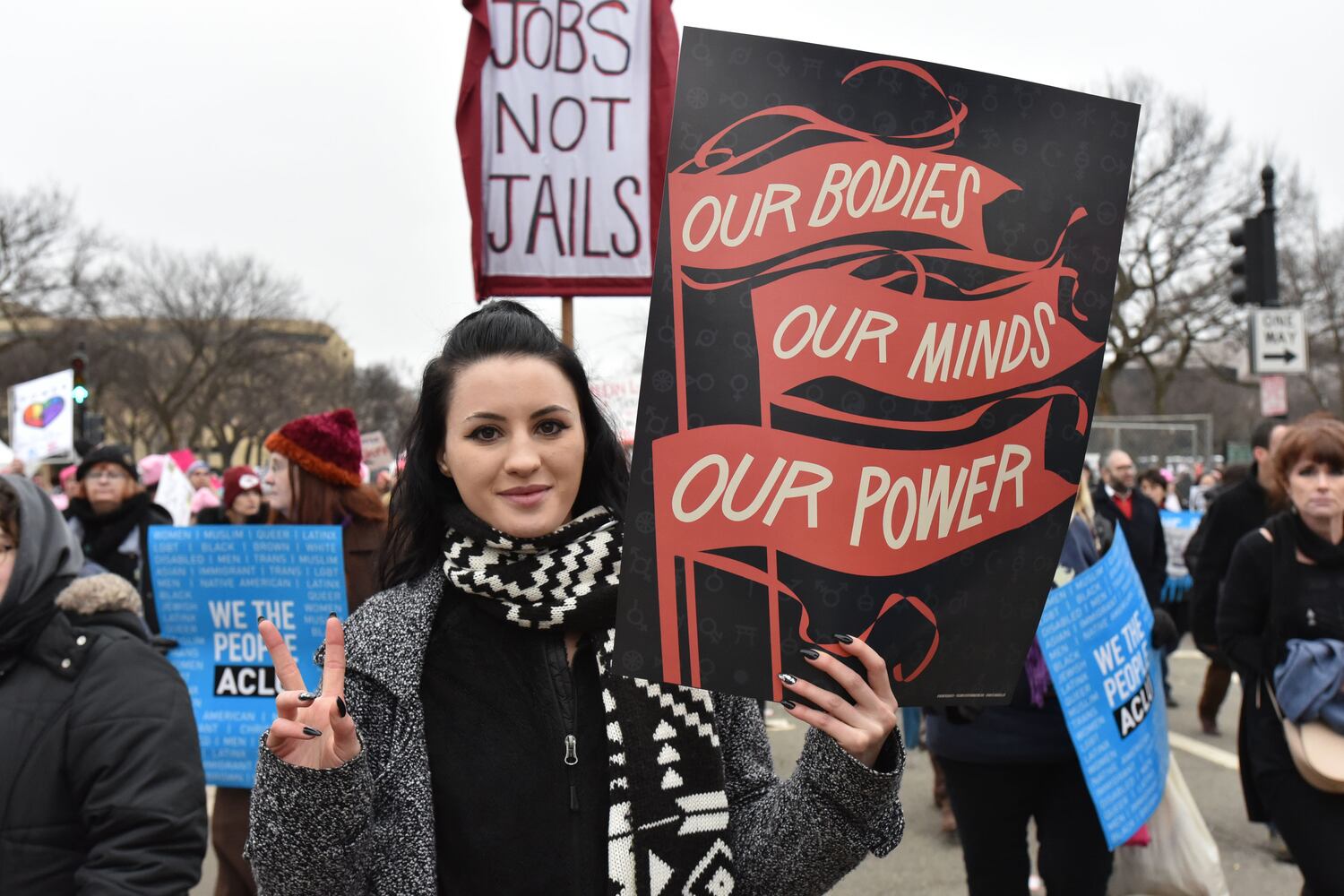 Signs of the times at Women's March in D.C.