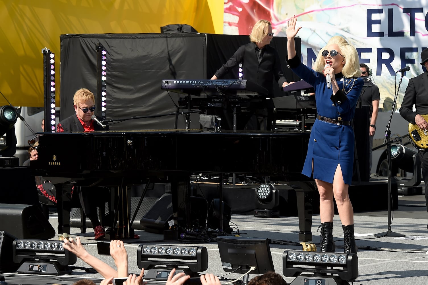 Elton John and Lady Gaga