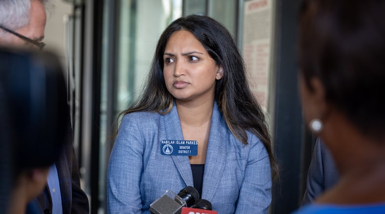 State Sen. Nabilah Islam Parkes, D-Duluth, has spoken out about the case of a brain-dead pregnant woman being kept alive due to Georgia's abortion law. (Arvin Temkar)