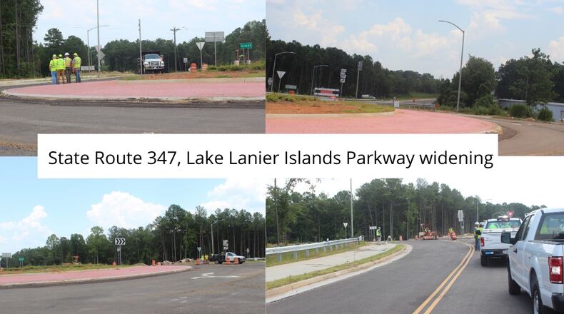 GDOT will be using single lane closures along Ga. 347/Lanier Islands Parkway in Buford through March 27. (Courtesy GDOT)