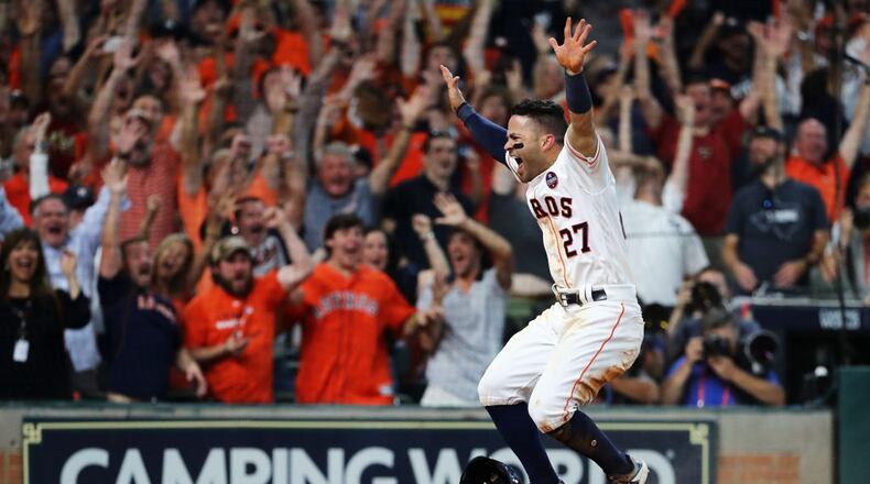 The Houston Astros reached the World Series for the first time since 2005 by winning Saturday night.