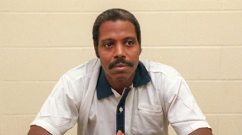 Wilburn Wiley Dobbs at the Jackson Diagnostic & Classification Prison on Nov. 26, 1996, when he was a Georgia death row inmate. (AJC Staff Photo/Charlotte B. Teagle)