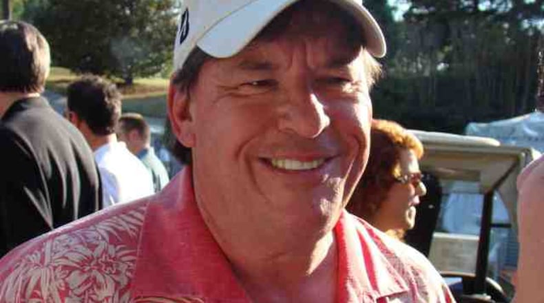 Rhubarb Jones at his annual celebrity charity golf tournament in 2008.
