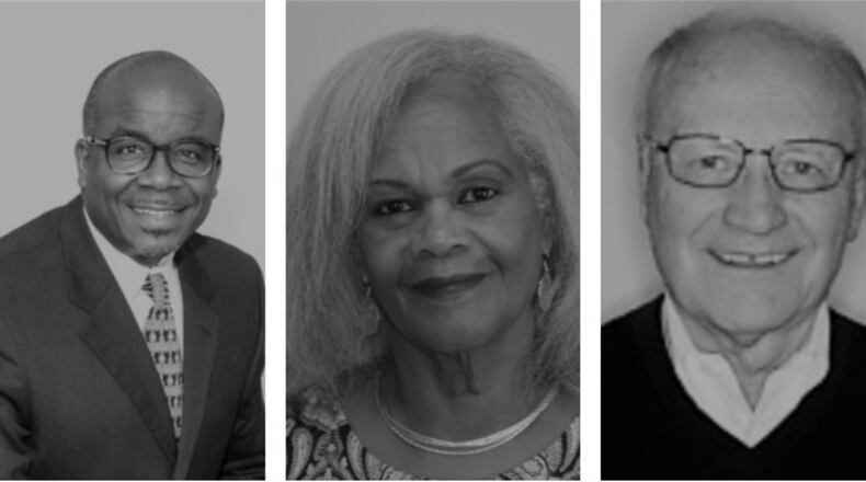 DeKalb CEO Michael Thurmond has appointed three people to the MARTA Board of Directors. They are (L to R) Roderick Frierson, Rita Scott and Jim Redovian. Photos provided by the DeKalb County government.