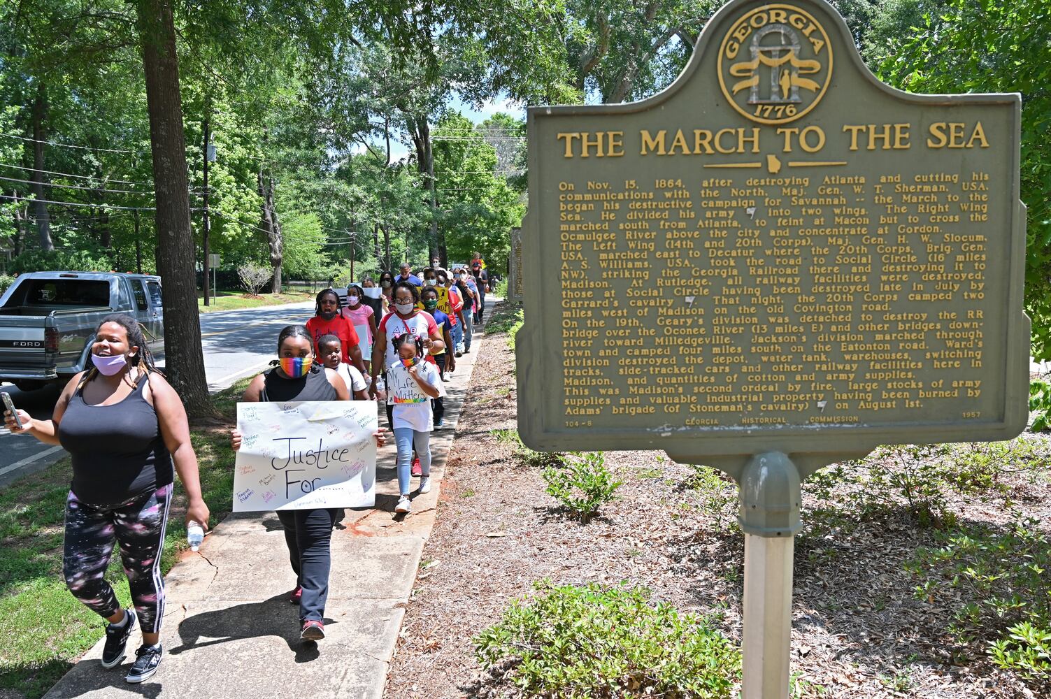 Protests come to rural Georgia