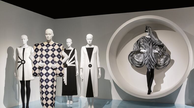 Fashion futurist Pierre Cardin is the focus of a retrospective at SCAD FASH, “Pierre Cardin: Pursuit of the Future,” featuring his designs. CONTRIBUTED BY SCAD FASH SCAD ATLANTA