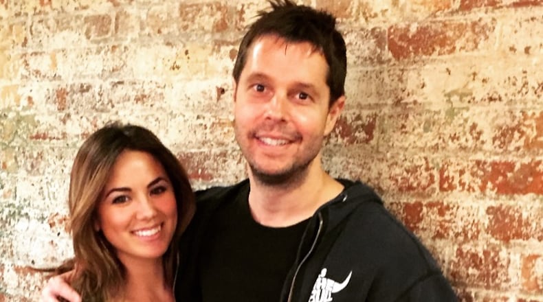 Jason Pullman with his fiance Taylor Grace Adkins in a shot he sent me today. CREDIT: Special from Jason Pullman