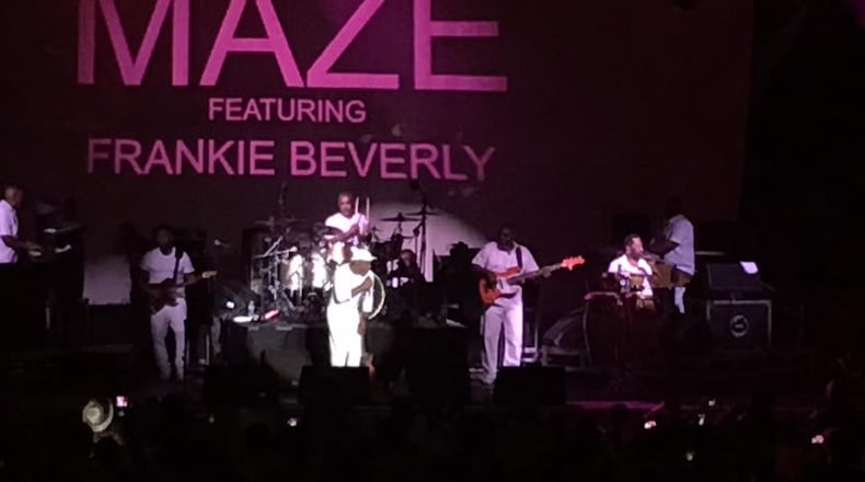 Frankie Beverly and Maze made their annual visit to Chastain on Friday. Photo: Leroy Chapman Jr.