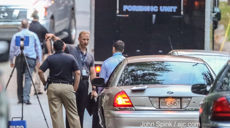 A woman shot and killed a man in her Cobb County home early Thursday morning. JOHN SPINK / JSPINK@AJC.COM