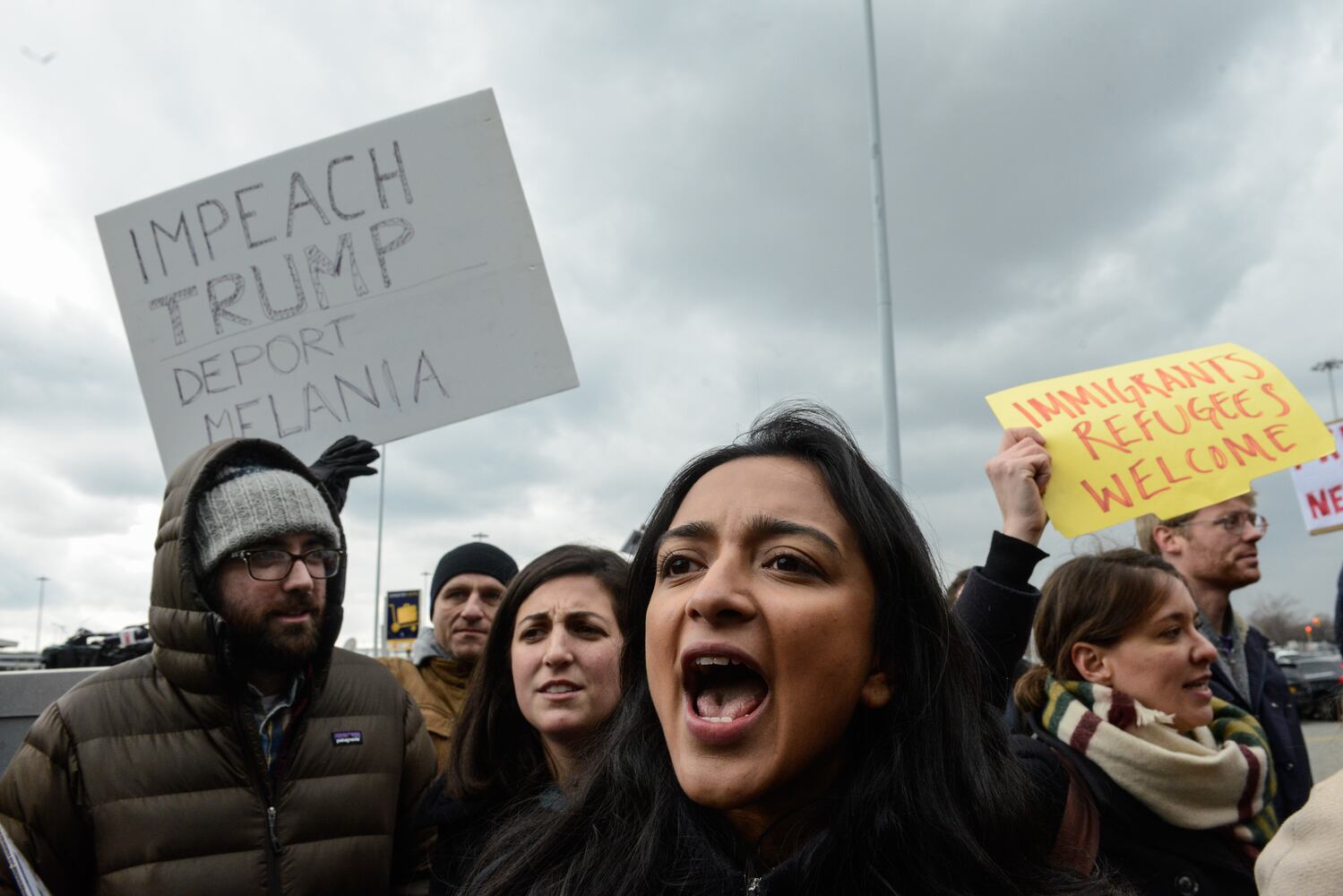 immigration ban protest