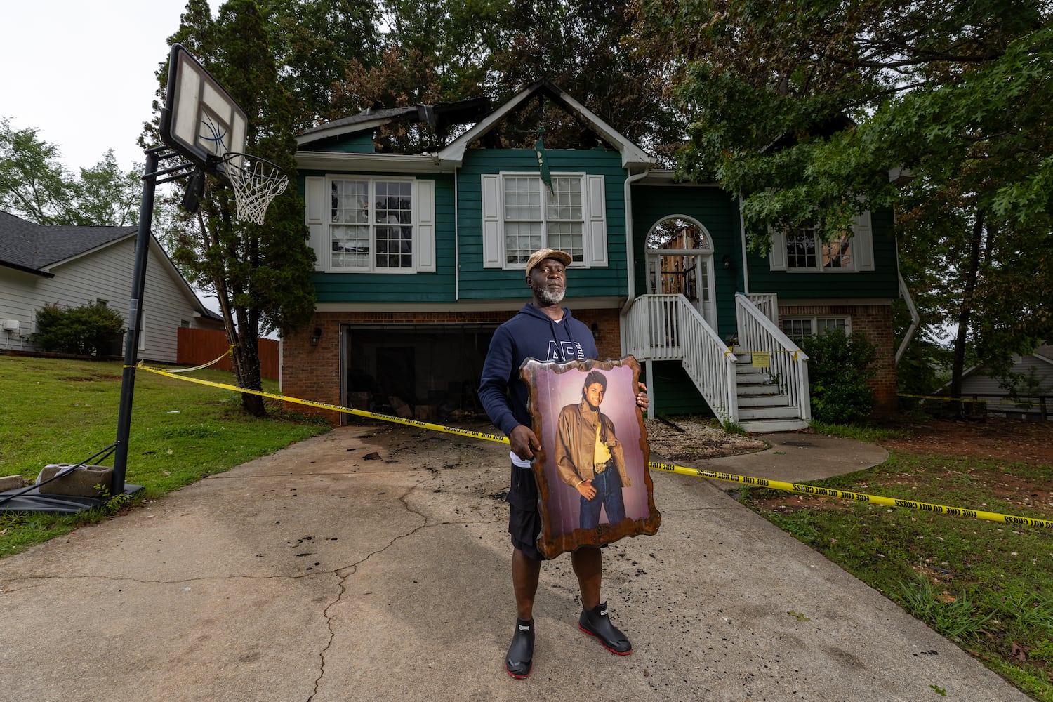 Gwinnett home ignited by lightening during recent storms

