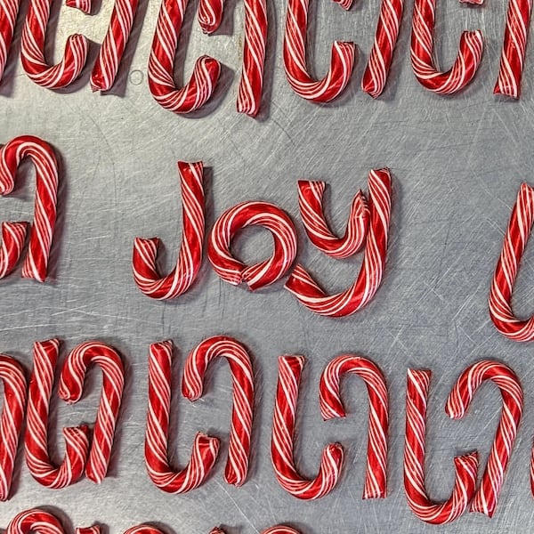 Handmade candy canes from Lofty Pursuits. (Courtesy of Lofty Pursuits)