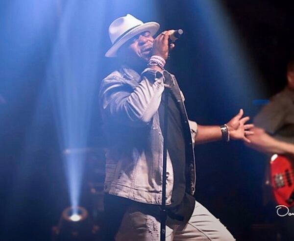 Shawn "Swift Andre" Johnson, a one-time dancer with Little Richard's stage show, performs today with the Christian rock band Hope's Anchor. CONTRIBUTED: SHAWN JOHNSON