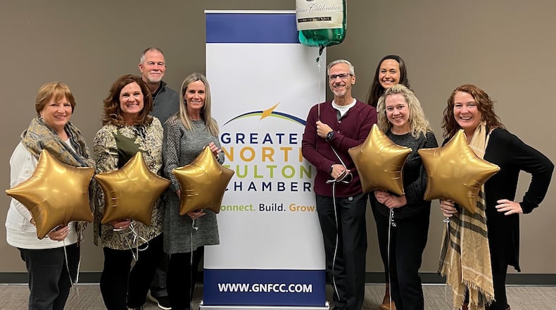 The Greater North Fulton Chamber celebrates receiving 5 Star Accreditation from the U.S. Chamber of Commerce. (Courtesy Greater North Fulton Chamber)