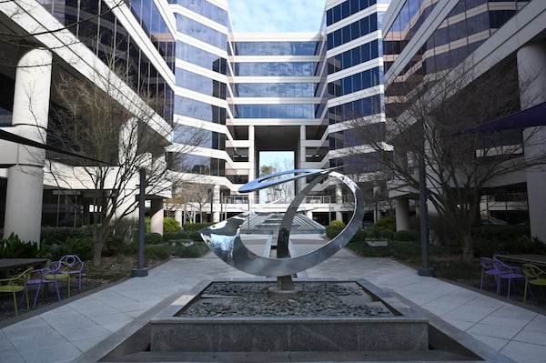 Piedmont Center, Buckhead’s largest office complex, is a 14-building campus that spans 46 acres along Piedmont and Lenox roads. (Hyosub Shin/AJC)