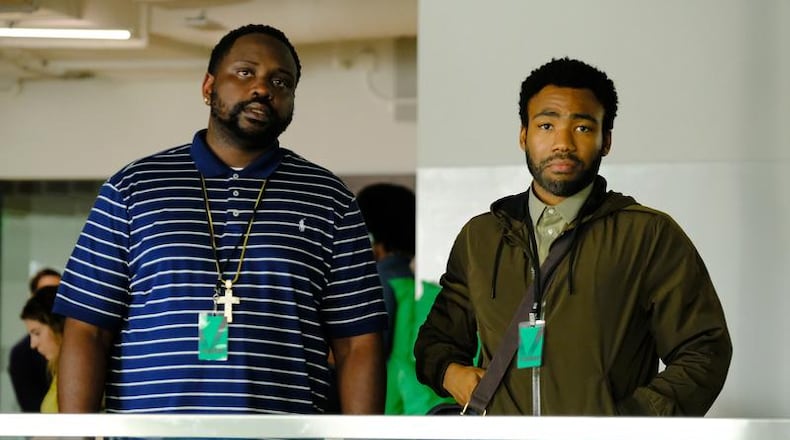 ATLANTA -- "Sportin’ Waves" -- Season Two, Episode 2 (Airs Wednesday, March 8, 10:00 p.m. e/p) Pictured (l-r): Brian Tyree Henry as Alfred Miles, Donald Glover as Earnest Marks. CR: Guy D'Alema/FX