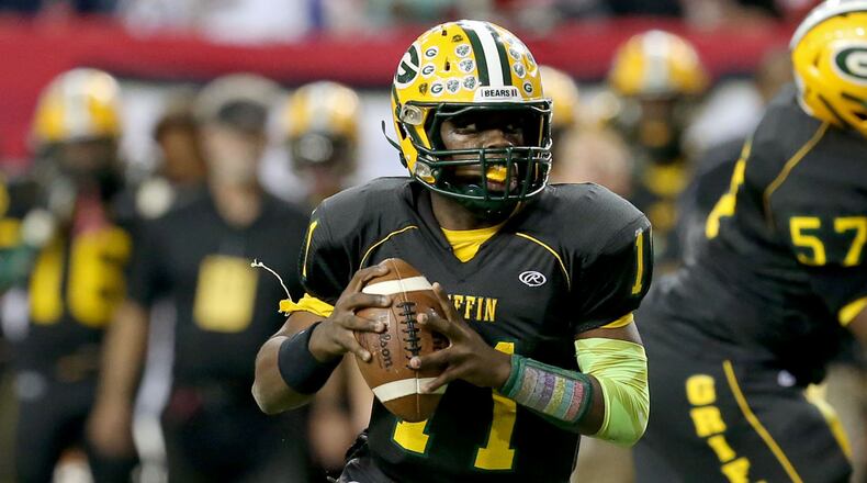 Jaquez Parks, The Atlanta Journal-Constitution’s all-classification state player of the year, led Griffin to its first state high school state football championship in 35 years.