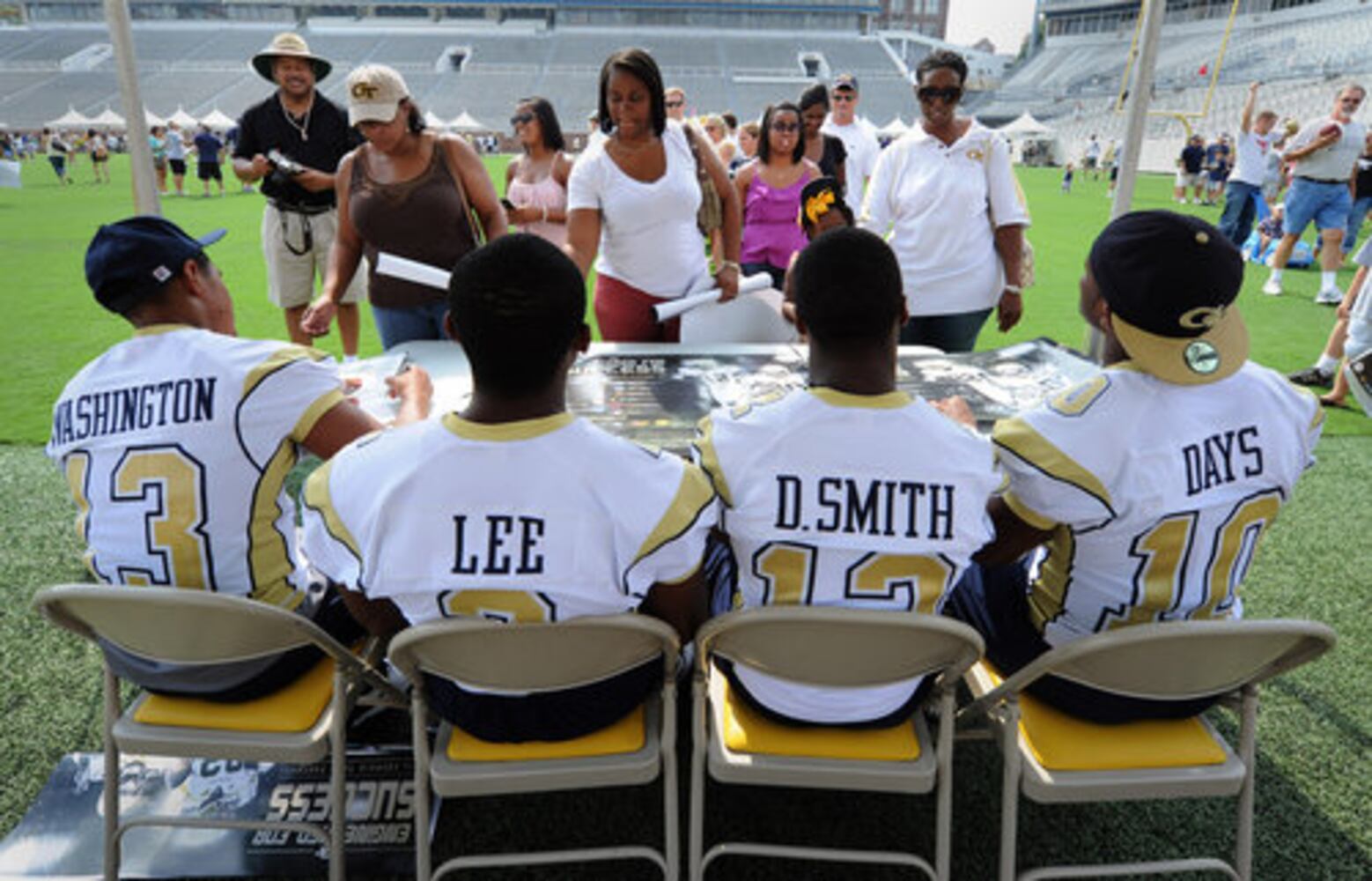 Georgia Tech football fan day