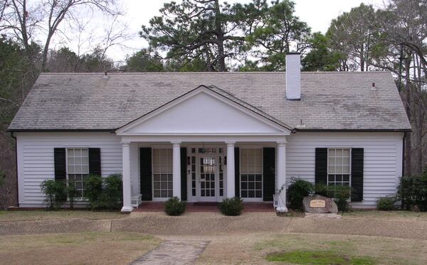 Franklin Delano Roosevelt's Little White House is where he stayed while seeking a cure for polio in the spring water.