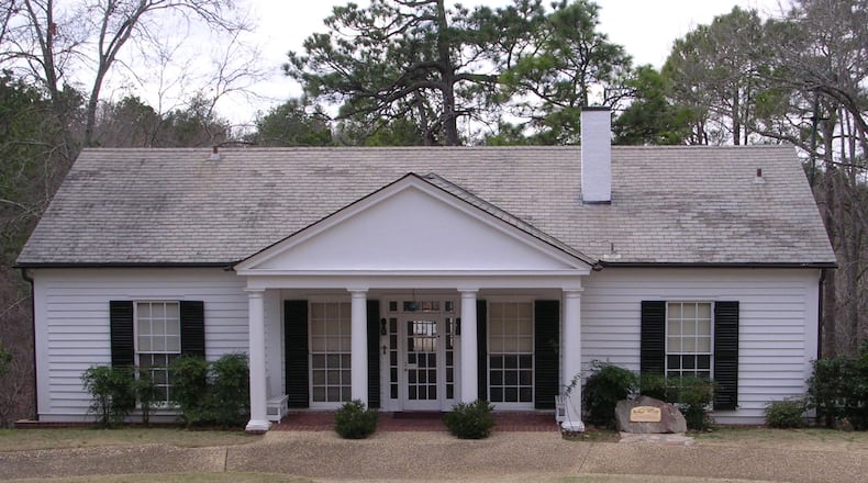 Franklin Delano Roosevelt's Little White House is where he stayed while seeking a cure for polio in the spring water.