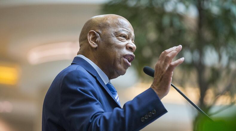 U.S. Rep. John Lewis announced Sunday that doctors have diagnosed him with stage 4 pancreatic cancer. The Atlanta Democrat is expected to stay in Washington for treatment, and he pledged to attend votes in the U.S. House when his treatment schedules permits it. (ALYSSA POINTER/ALYSSA.POINTER@AJC.COM)