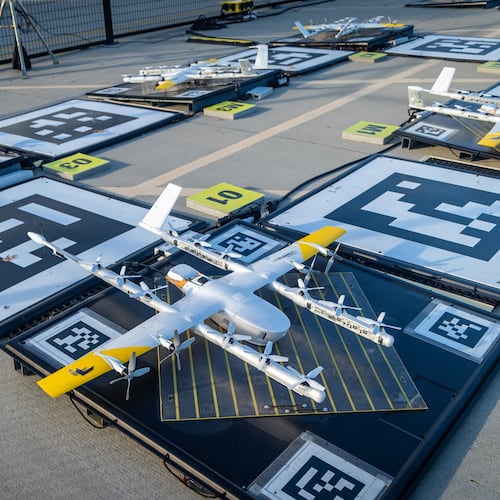 Walmart and drone provider Wing are launching drone delivery service in metro Atlanta. (Courtesy of Wing)