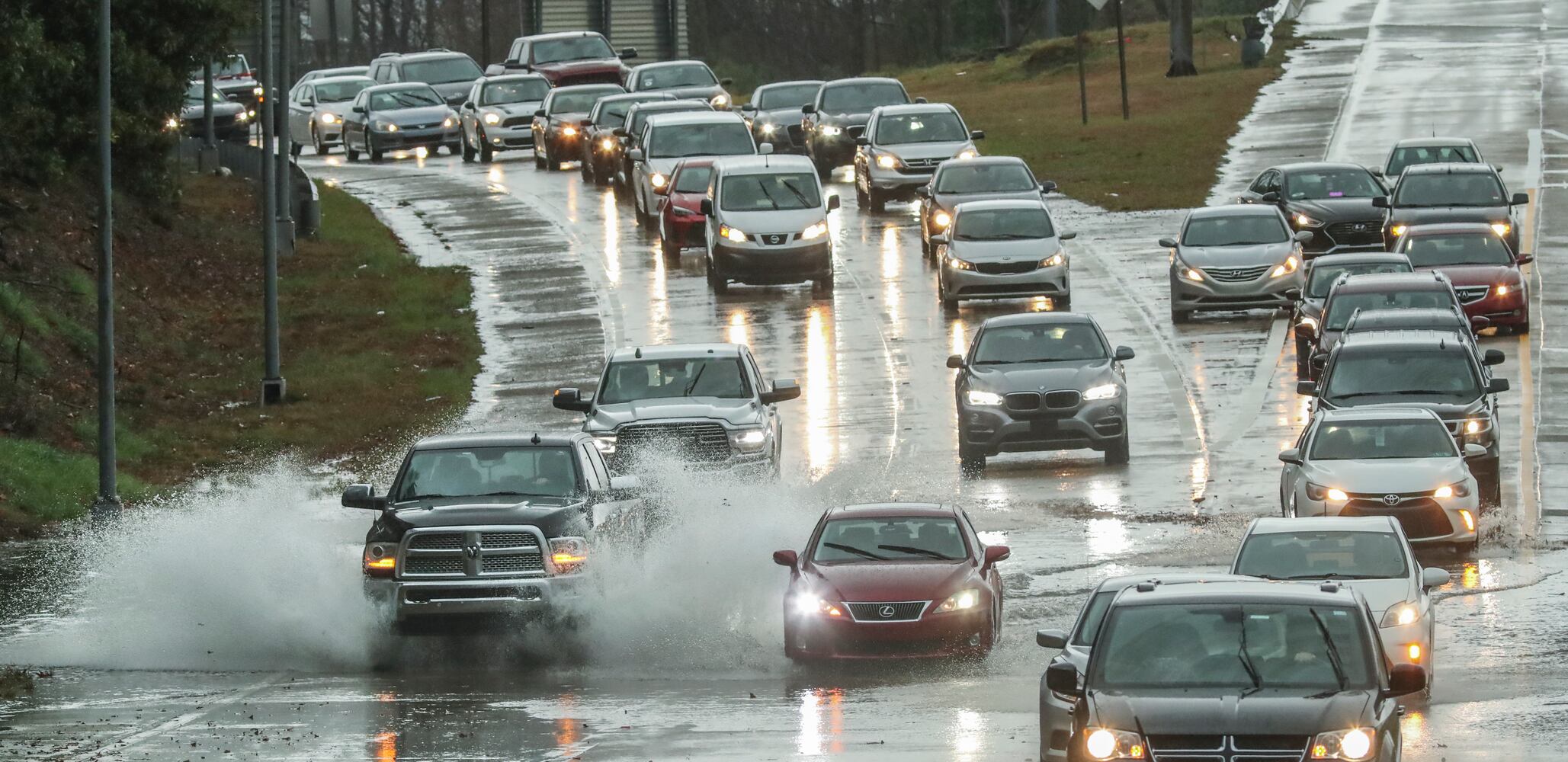 PHOTOS: Thunderstorms pummel metro Atlanta