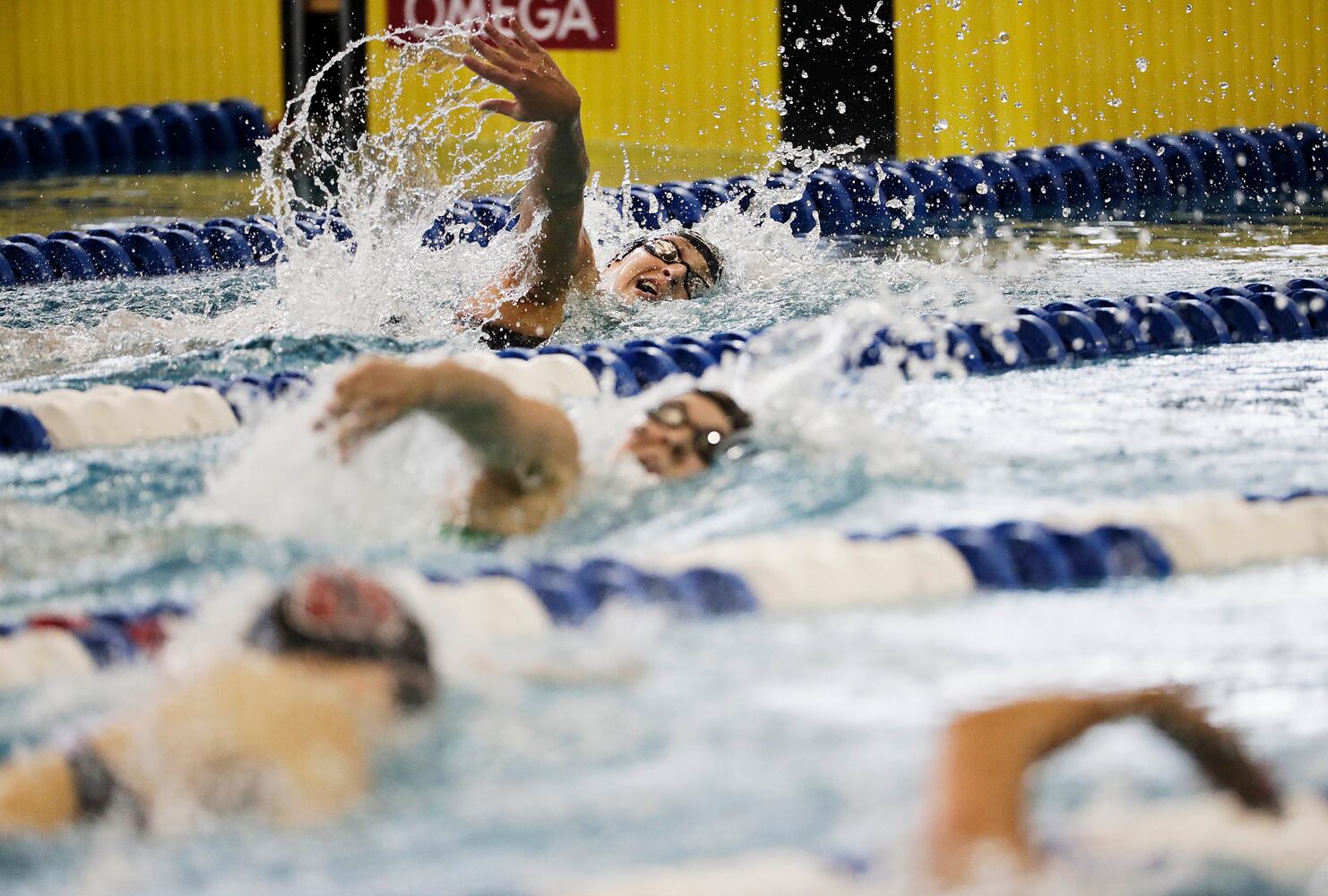 NCAA swimming and diving