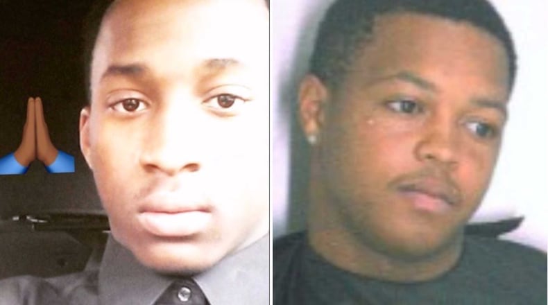 Tyler LaFonte` Bingham, 16, left, was killed for his backpack, DeKalb County police said. They've charged Adaren Kemond Carter, 21, with murder.