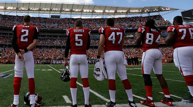 Falcons start the season 1-1 after 24-10 loss to Bengals in Cincinnati.