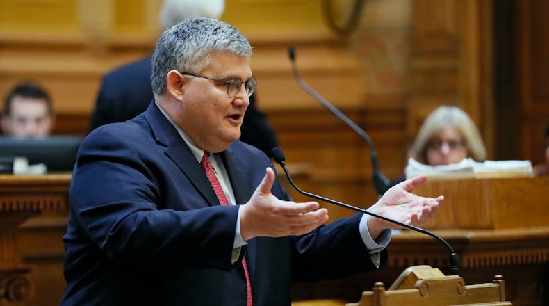 The Georgia GOP, after experiencing bruising political defeats in November and January, released a lengthy list of recommendations to limit voting, including doing away with no-excuse absentee balloting. “We want every lawful vote counted and every unlawful vote rejected,” GOP Chair David Shafer said. “We want the counting of votes to be done in the open and in accordance with law.” BOB ANDRES /BANDRES@AJC.COM