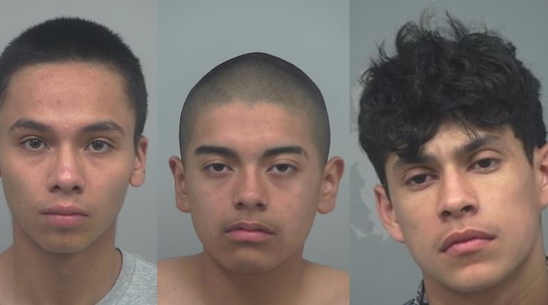 Miguel Angel Gonzalez (from left), Sebastian Resendiz-Garcia, Abraham Quintanar