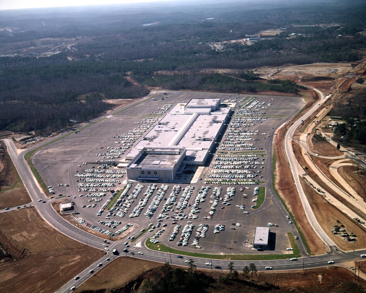 Atlanta from the air, 1965