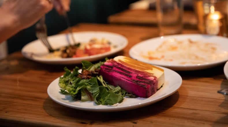 A dish from the menu of Kindred in Oak Grove.