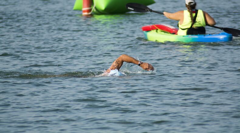 Summer fun means water. But the CDC warns to protect against sicknesses that bodies of water, even pools, can sometimes spread. Shown here, an event at Lake Lanier in 2016.