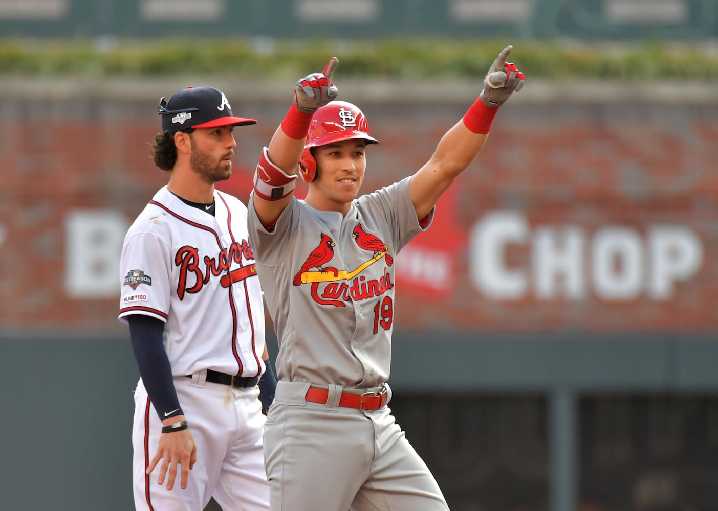 Photos: Braves fall way behind the Cardinals
