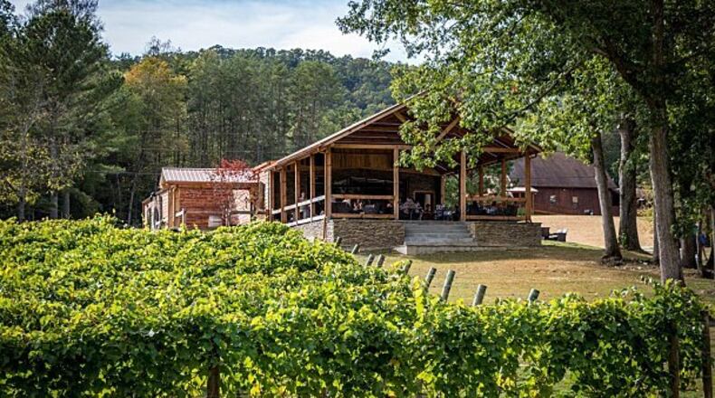 The Bear Claw Winery in Blue Ridge is usually a popular tourist spot in the spring in Fannin County.