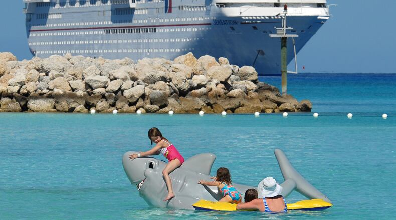 File image of the cruise ship Carnival Fascination, which is similar in appearance to the Carnvial Magic.