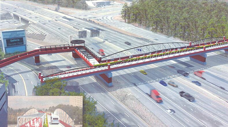 The core shuttle route will operate from the Cumberland Transfer Center to hotels, the Galleria area, SunTrust Park, Cobb Chamber of Commerce, The Weather Channel and the Cobb Energy Center. The buses are likely to use the pedestrian-transit bridge, connecting the Galleria with SunTrust Park.