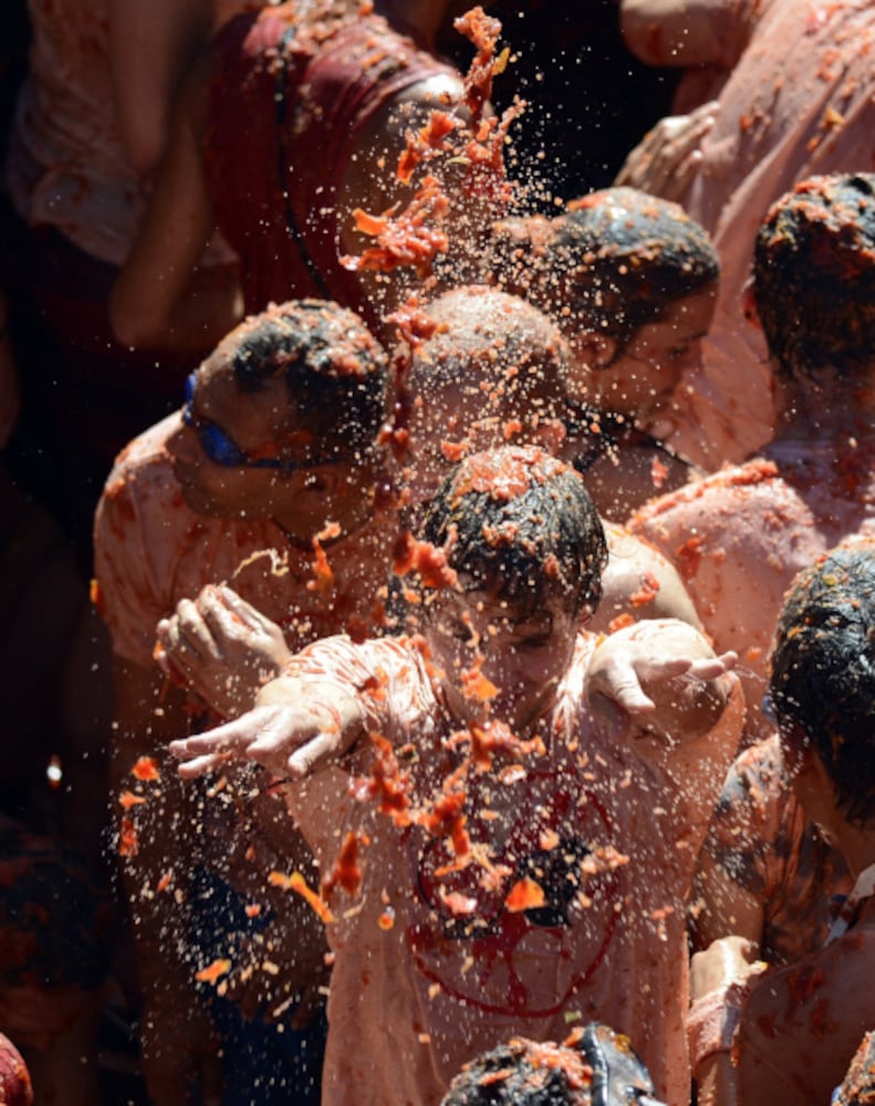 La Tomatina Festival 2014 in Spain