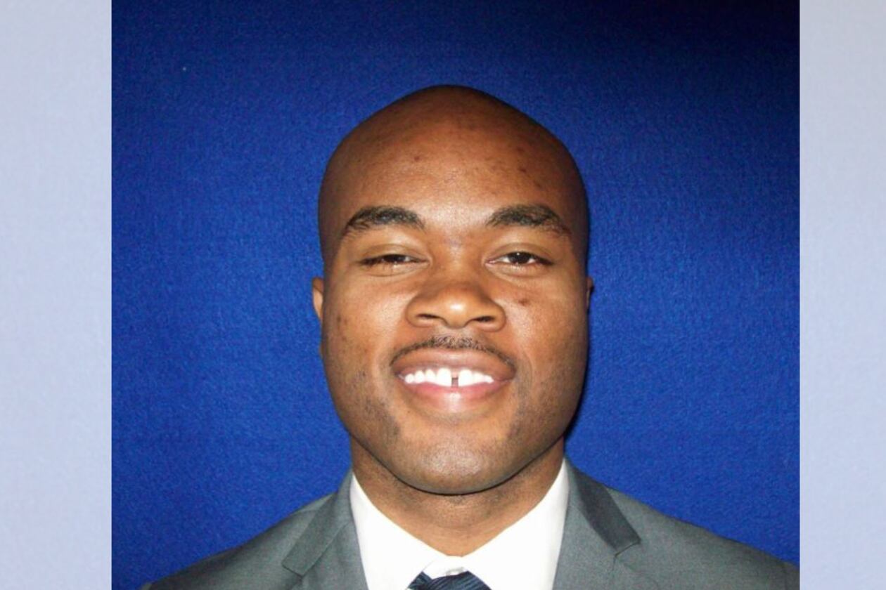 Derrick Harris Jr. has since been terminated from the DeKalb County Police Department following charges of involuntary manslaughter and reckless conduct being filed against him, officials said. (Courtesy of the Georgia Peace Officer Standards and Training Council)