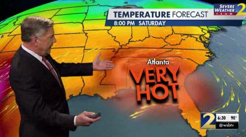 Like Channel 2 Action News chief meteorologist Glenn Burns said, it's going to be very hot this weekend across Georgia.