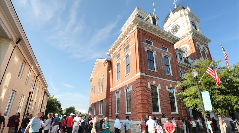 The Newton County courthouse in August 2016. (Curtis Compton /ccompton@ajc.com)