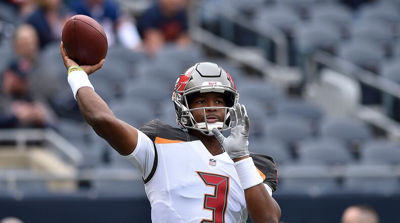 Buccaneers quarterback Jameis Winston saw his first action of the season Sunday after coming off a suspension.