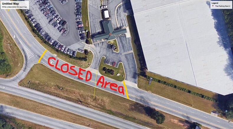 A portion of North Desert Drive and Redwine Road will be closed to traffic for about a week while crews replace an eroded storm pipe. CONTRIBUTED