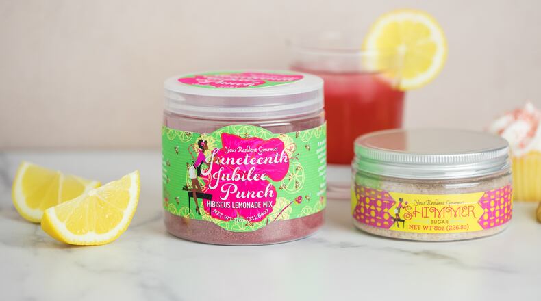 Juneteenth Jubilee punch mix from chef Jennifer Hill Booker. Courtesy of Kate Blohm