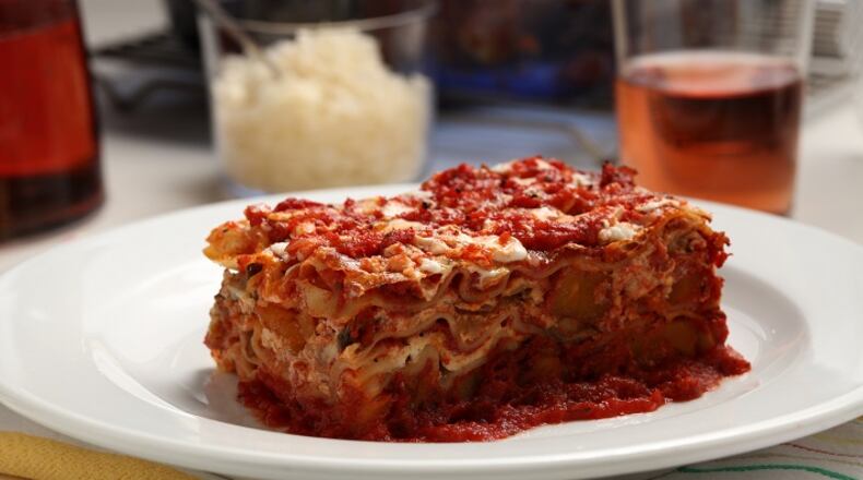 JeanMarie Brownson's butternut squash lasagna. (E. Jason Wambsgans/Chicago Tribune/TNS)