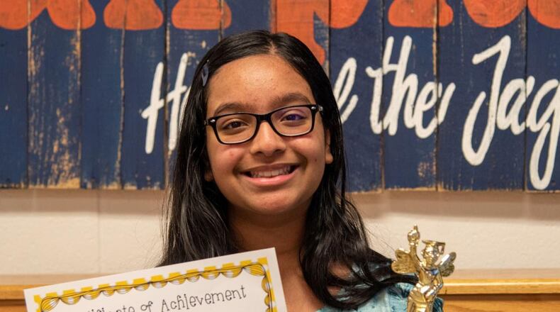 Yahminisakti Chandrasekaran, a 6th grader at Fairplay Middle School, took first place at the Douglas County Spelling Bee. Chandrasekaran topped 28 other students representing their schools by correctly spelling E-Q-U-I-N-O-X in the 21st round of competition.