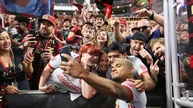 September 13, 2017 Atlanta. After the game Josef Martinez was name best player of the match, he scored the first three goals of the team against the New England Revolution at the Mercedes-Benz stadium.