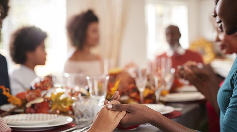 Politics may come up at the dinner table, but the key is to remember what the Thanksgiving holiday is symbolizing — being grateful for your blessings. (Dreamstime/TNS)